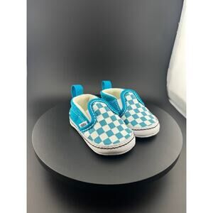 Checkerboard Teal Vans